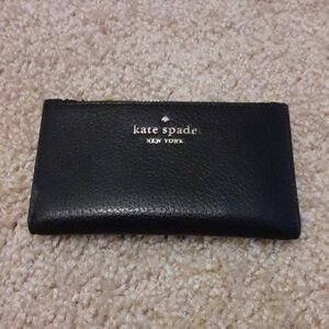 Kate Spade Black Leather Wallet